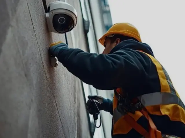 Certified, insured AFTECHS technicians delivering security camera installation for business — IP, dome & PTZ cameras